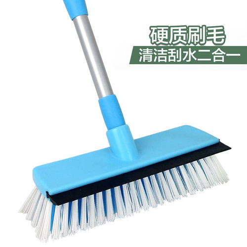 優(yōu)麗屋 伸縮長柄硬毛刷地刷子衛(wèi)生間地板清潔刷室外浴室洗地刷